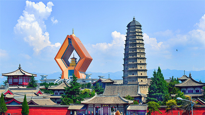 法门寺全景