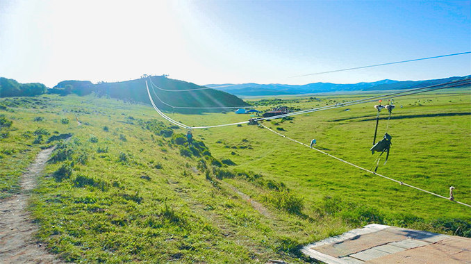 关山牧场·滑索
