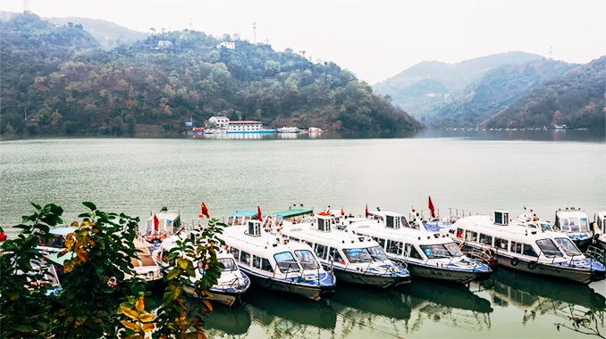 瀛湖景区·游船