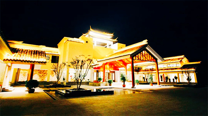 瀛湖酒店·酒店夜景