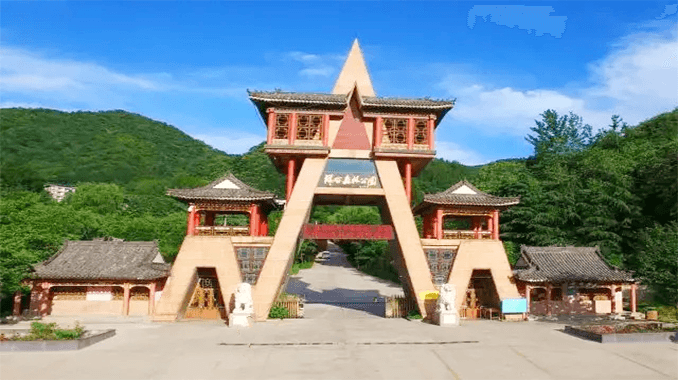 祥峪森林公园大门